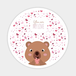 Little bear mom Magnet